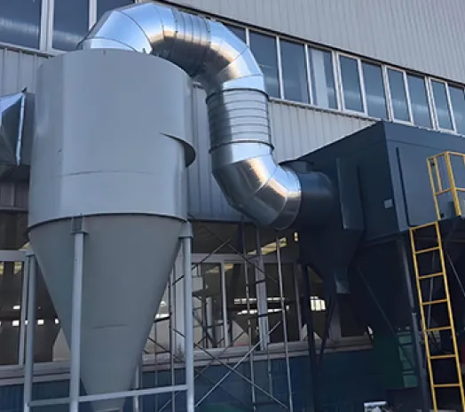 Omela industrial cyclone dust collector for coarse particle separation and product recovery