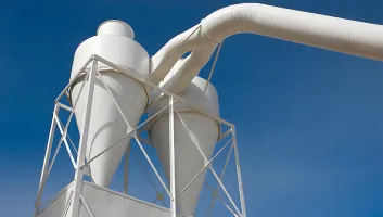 Custom engineering of an industrial cyclone dust collection system