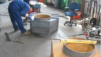 Quality inspection of a laser cutting cartridge dust collector