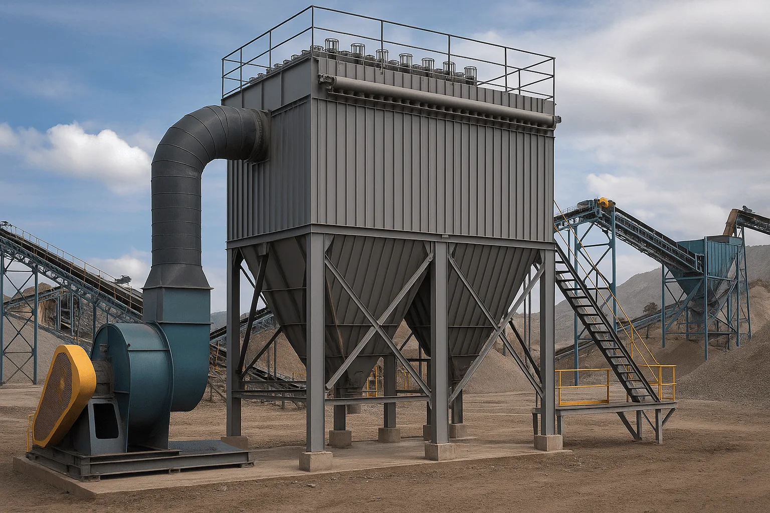 Dust Collector Systems in Mining Plants - Omela Filtration