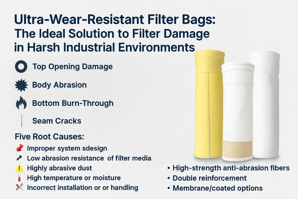 Ultra-Wear-Resistant Filter Bags in Harsh Industrial Environments
